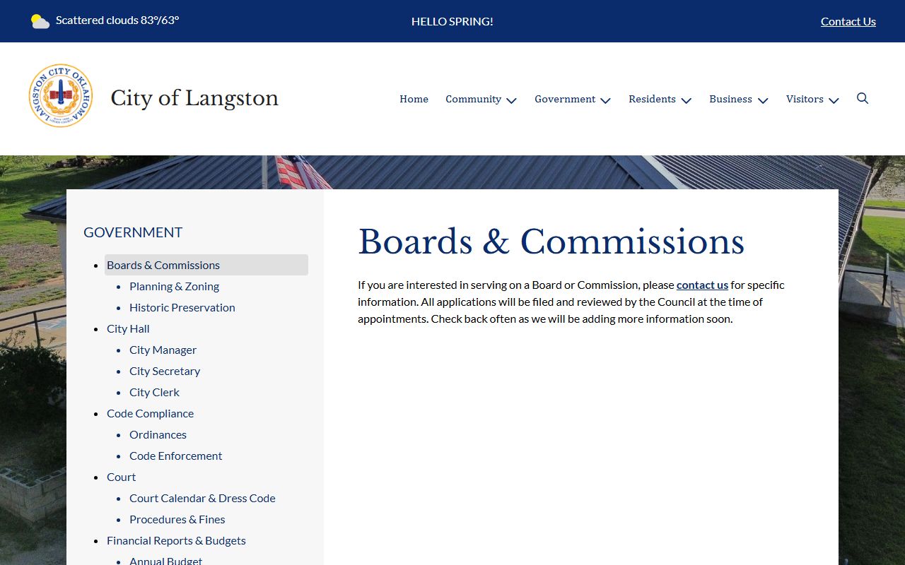 Logan County court dockets and Langston city court calendar listing