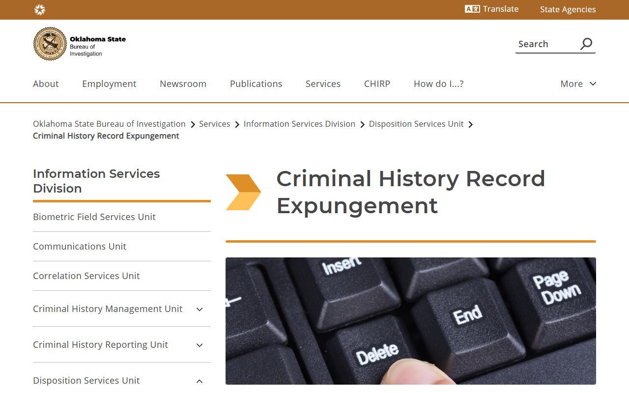 Logan County criminal court records expungement information