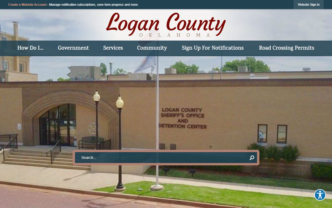 Logan County official website with court records links in Logan County